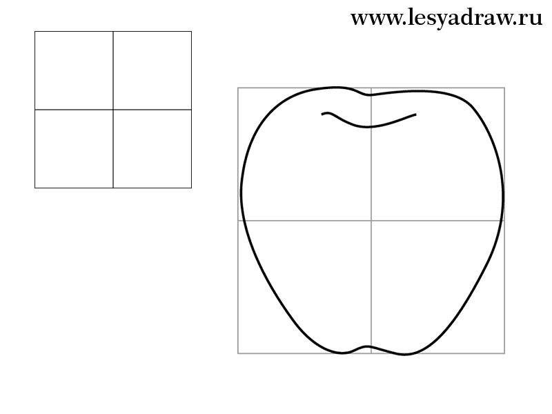 Як намалювати яблуко - малюнок яблука різними способами